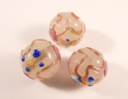 Special Color, Alabaster Ivory, 14mm Fiorato Beads
